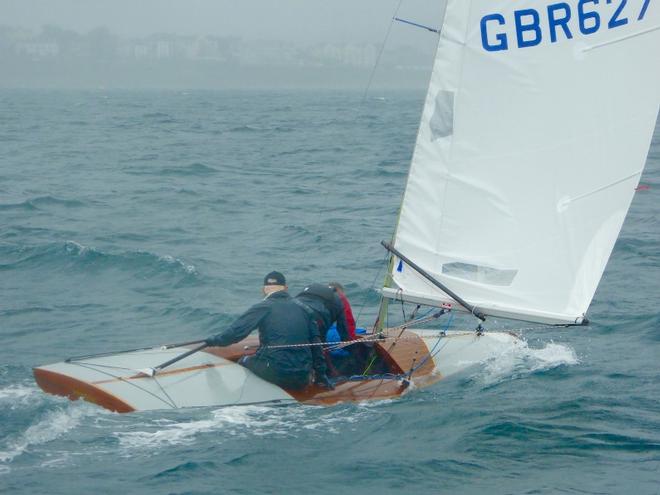 Final day – Classic 627 waterlogged – CARRS Land Rover Flying Fifteen National Championships ©  Jonny Fullerton / FFI